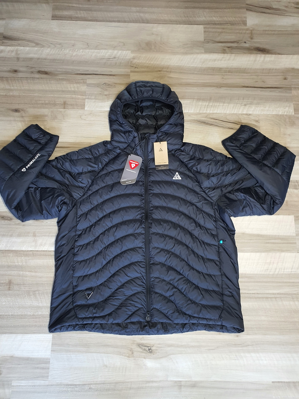 Nike ACG Lava Flow Therma-Fit ADV Full Zip Black Jacket HJ3735-010 Mens Size XXL